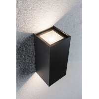 LED Außenwandleuchte Flame IP44 eckig 102x100mm 3000K 