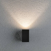 LED Außenwandleuchte Flame IP44 eckig 58x75mm 3000K 3,