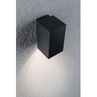 LED Außenwandleuchte Flame IP44 eckig 58x75mm 3000K 3,