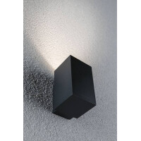 LED Außenwandleuchte Flame IP44 eckig 58x75mm 3000K 3,