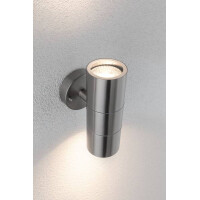 Außenwandleuchte Flame IP44 60mm max. 2x10W 230V Edels