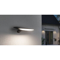 Solar LED Außenwandleuchte Kiran Bewegungsmelder IP44 