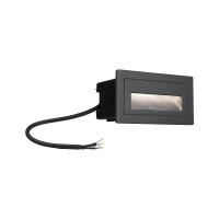 LED Außenwandleuchte Long IP44 eckig 103x58mm 3000K 4W