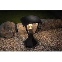 Pollerleuchte Classic Curved IP44 280mm max. 12W 230V Klar S