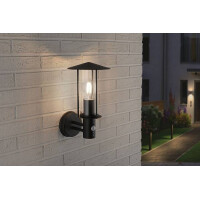 Außenwandleuchte Classic Bewegungsmelder IP44 173mm ma