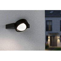 LED Außenwandleuchte Swivea IP44 183x206mm 3000K 8W 44