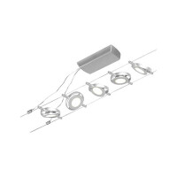 CorDuo LED Seilsystem RoundMac Basisset 5x200lm 5x4,5W 3000K