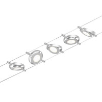 CorDuo LED Seilsystem RoundMac Basisset 5x200lm 5x4,5W 3000K