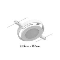CorDuo LED Seilsystem RoundMac Einzelspot 200lm 4,5W 3000K 1