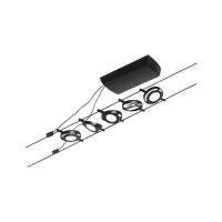 CorDuo LED Seilsystem RoundMac Basisset 5x200lm 5x4,5W 3000K