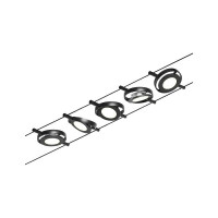 CorDuo LED Seilsystem RoundMac Basisset 5x200lm 5x4,5W 3000K