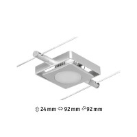 CorDuo LED Seilsystem MacLED Einzelspot 250lm 4,5W 3000K 12V