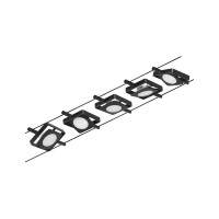 CorDuo LED Seilsystem MacLED Basisset 5x250lm 5x4,5W 3000K 2