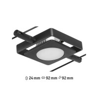 CorDuo LED Seilsystem MacLED Einzelspot 250lm 4,5W 3000K 12V