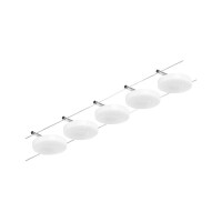 CorDuo LED Seilsystem DiscLED Basisset 5x200lm 5x4,5W 3000K 
