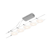 CorDuo LED Seilsystem DiscLED Basisset 5x200lm 5x4,5W 3000K 