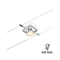 CorDuo Seilsystem Mac II Einzelspot GU5,3 max. 10W 12V Chrom