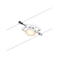 CorDuo Seilsystem Mac II Einzelspot GU5,3 max. 10W 12V Wei&s