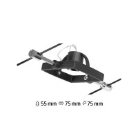 CorDuo Seilsystem Mac II Einzelspot GU5,3 max. 10W 12V Schwa