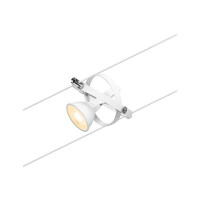 CorDuo Seilsystem Cardan Einzelspot GU5,3 max. 10W 12V Wei&s