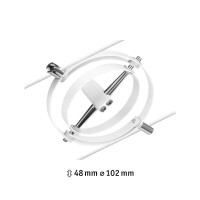 CorDuo Seilsystem Cardan Einzelspot GU5,3 max. 10W 12V Wei&s