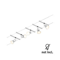 CorDuo Seilsystem Salt Basisset GU5,3 max. 5x10W 230/12V Chr