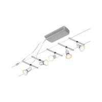 CorDuo Seilsystem Salt Basisset GU5,3 max. 5x10W 230/12V Chr