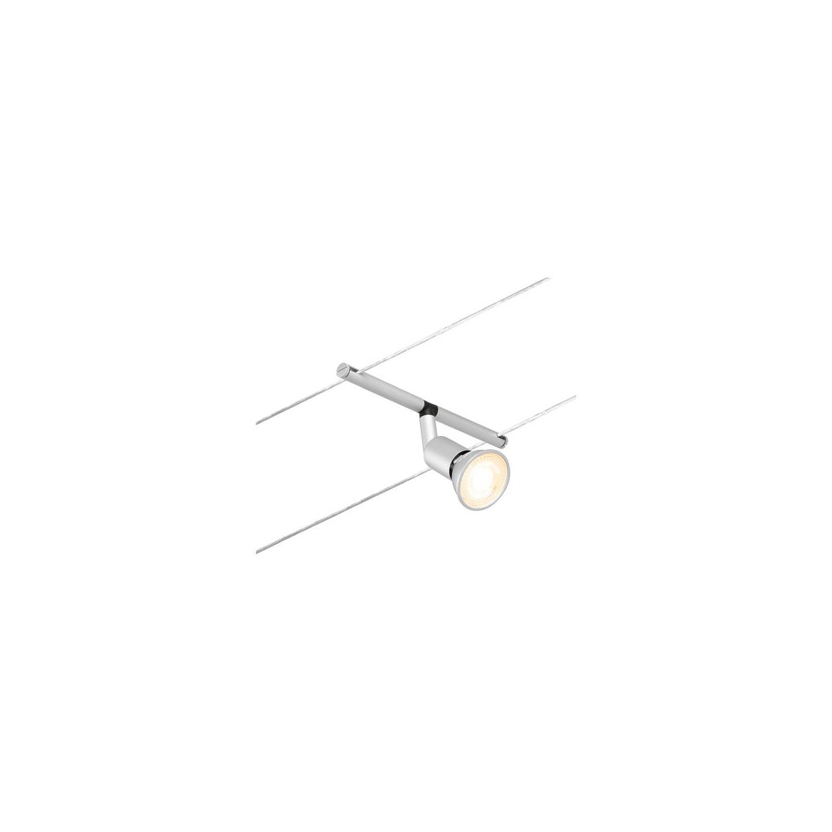 CorDuo Seilsystem Salt Einzelspot GU5,3 max. 10W 12V Chrom matt