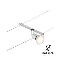 CorDuo Seilsystem Salt Einzelspot GU5,3 max. 10W 12V Chrom m