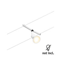 CorDuo Seilsystem Salt Einzelspot GU5,3 max. 10W 12V Wei&szl
