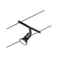 CorDuo Seilsystem Salt Einzelspot GU5,3 max. 10W 12V Schwarz