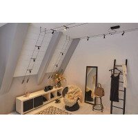 CorDuo Seilsystem Salt Einzelspot GU5,3 max. 10W 12V Schwarz