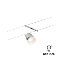 CorDuo Seilsystem Cone Einzelspot GU5,3 max. 10W 12V Chrom m