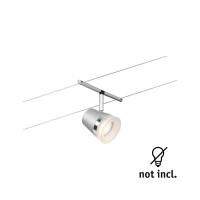 CorDuo Seilsystem Cone Einzelspot GU5,3 max. 10W 12V Chrom m