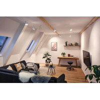 CorDuo Seilsystem Cone Einzelspot GU5,3 max. 10W 12V Chrom m