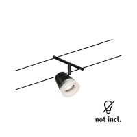 CorDuo Seilsystem Cone Einzelspot GU5,3 max. 10W 12V Schwarz