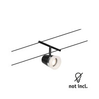 CorDuo Seilsystem Cone Einzelspot GU5,3 max. 10W 12V Schwarz