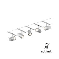 CorDuo Seilsystem Cup Basisset GU5,3 max. 5x10W 230/12V Chro