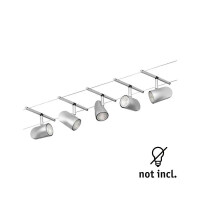 CorDuo Seilsystem Cup Basisset GU5,3 max. 5x10W 230/12V Chro