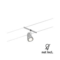 CorDuo Seilsystem Cup Einzelspot GU5,3 max. 10W 12V Chrom ma