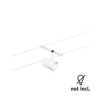 CorDuo Seilsystem Cup Einzelspot GU5,3 max. 10W 12V Wei&szli