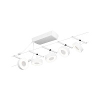CorDuo LED Seilsystem Circle Basisset 5x180lm 5x5W 3000K 230