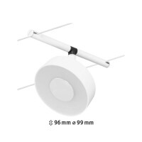 CorDuo LED Seilsystem Circle Einzelspot 180lm 5W 3000K 12V W