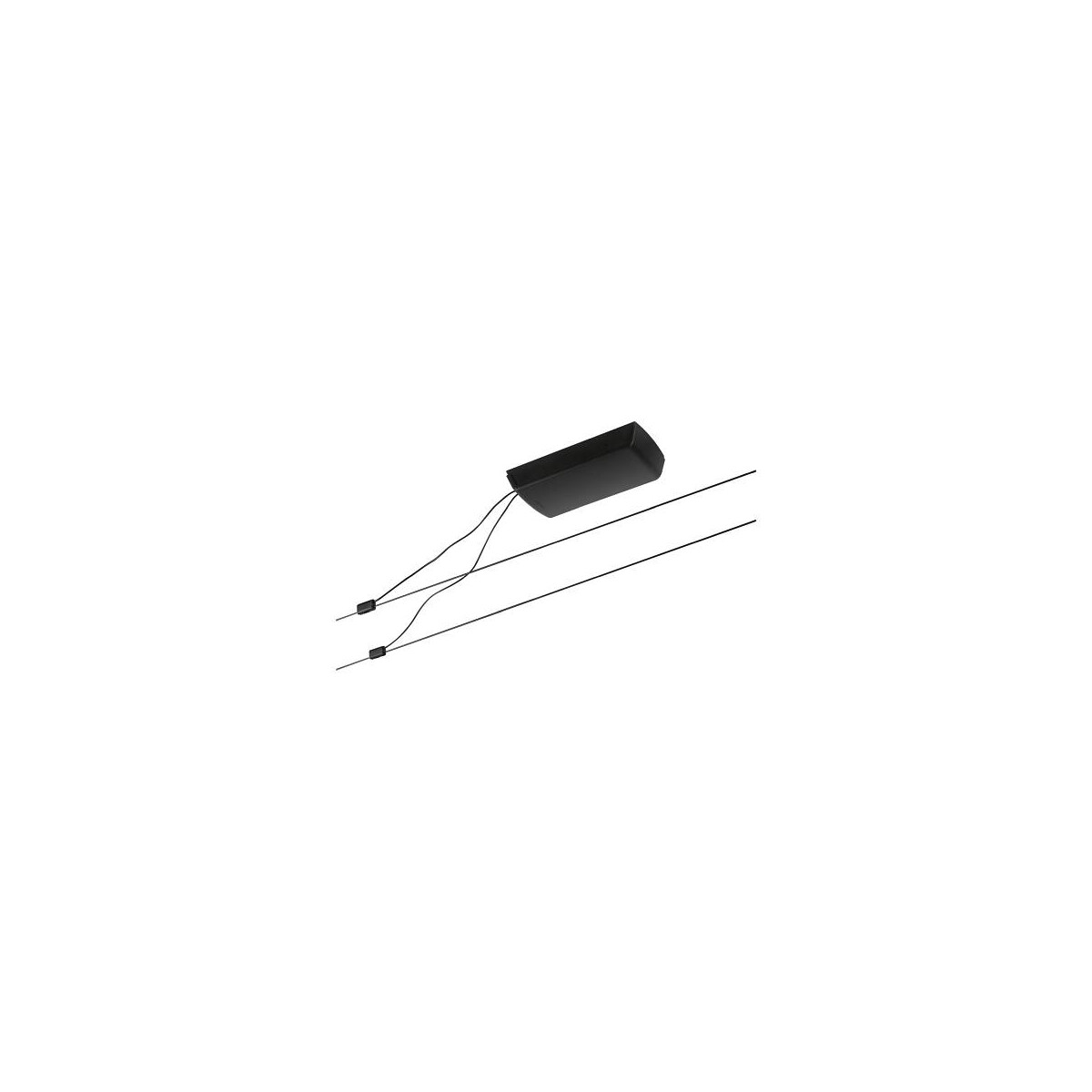 94496 Seilsystem Set Basic Schwarz matt max40W ohne Leuchtmittel dc - Paulmann