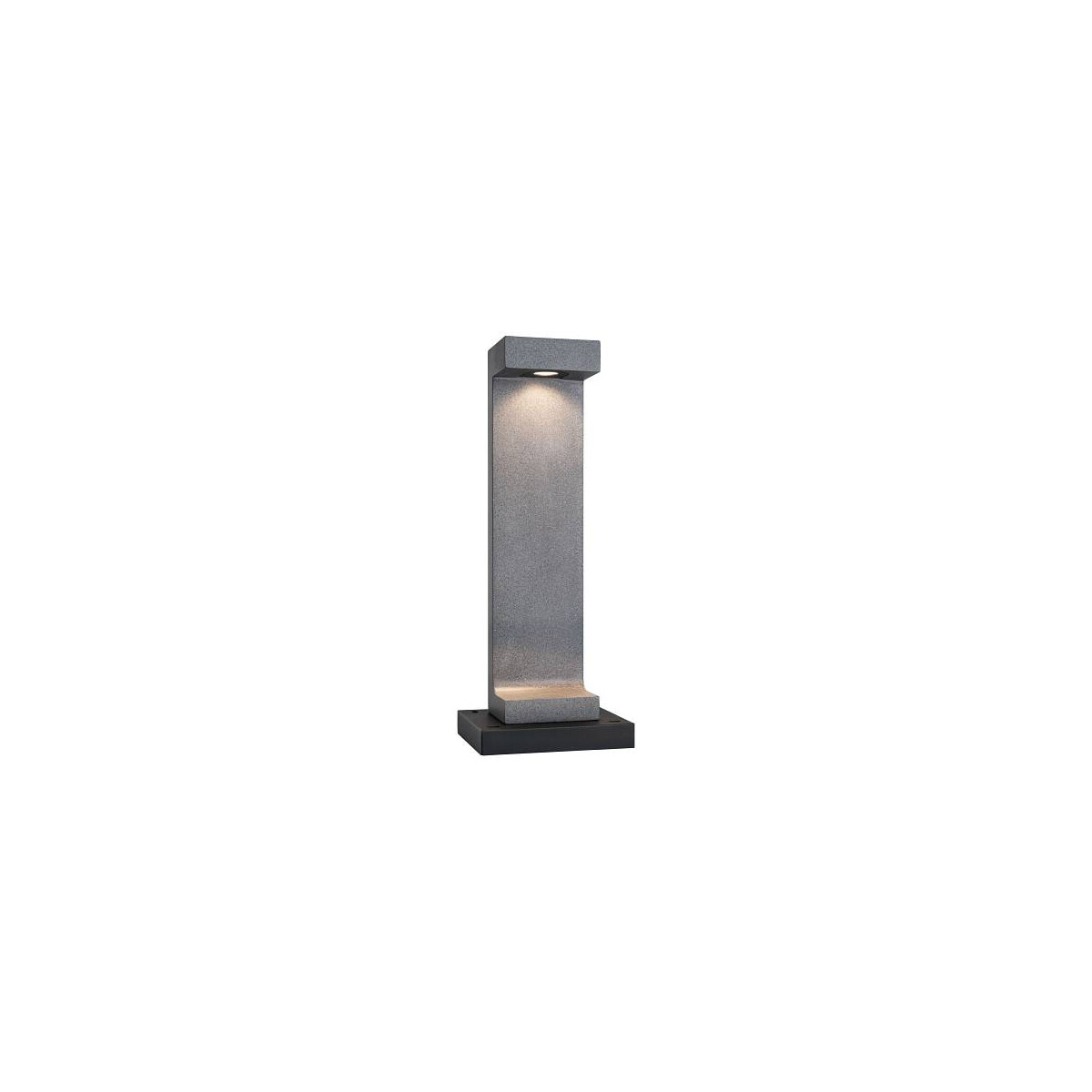 LED Pollerleuchte Concrea IP65 616mm 3000K 6,8W 200lm 230V Schwarzer Sandstein Beton