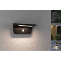 Solar LED Außenwandleuchte Cyrus inkl. Bewegungsmelder