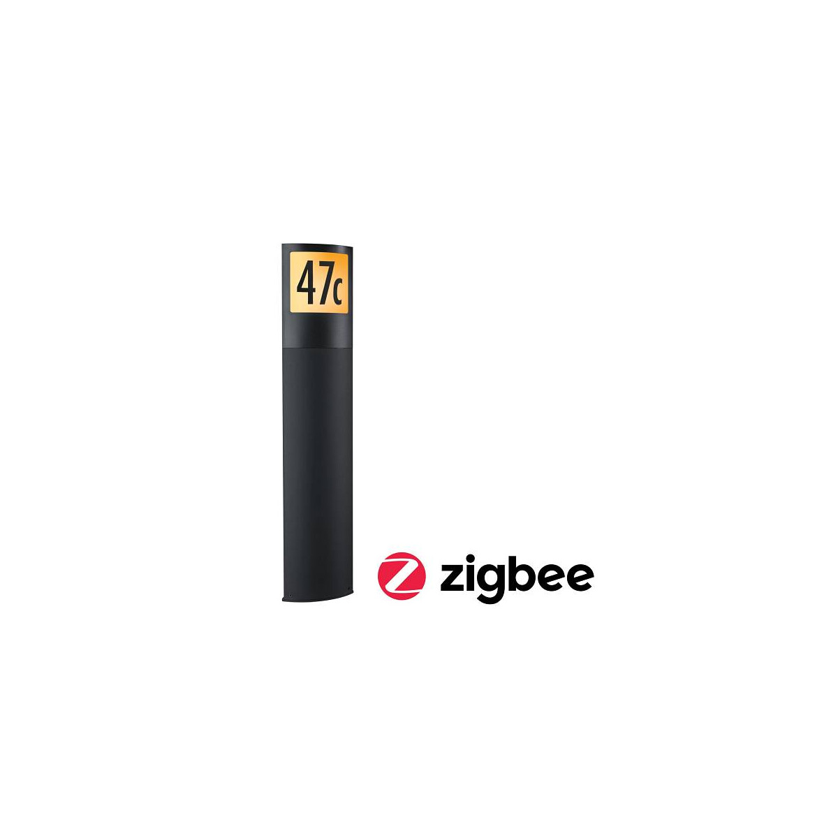 LED Pollerleuchte Smart Home Zigbee Padea Dämmerungssensor insektenfreundlich IP44 847mm Tunable Warm 8,5W 700lm 230V Anthrazit Kunststoff