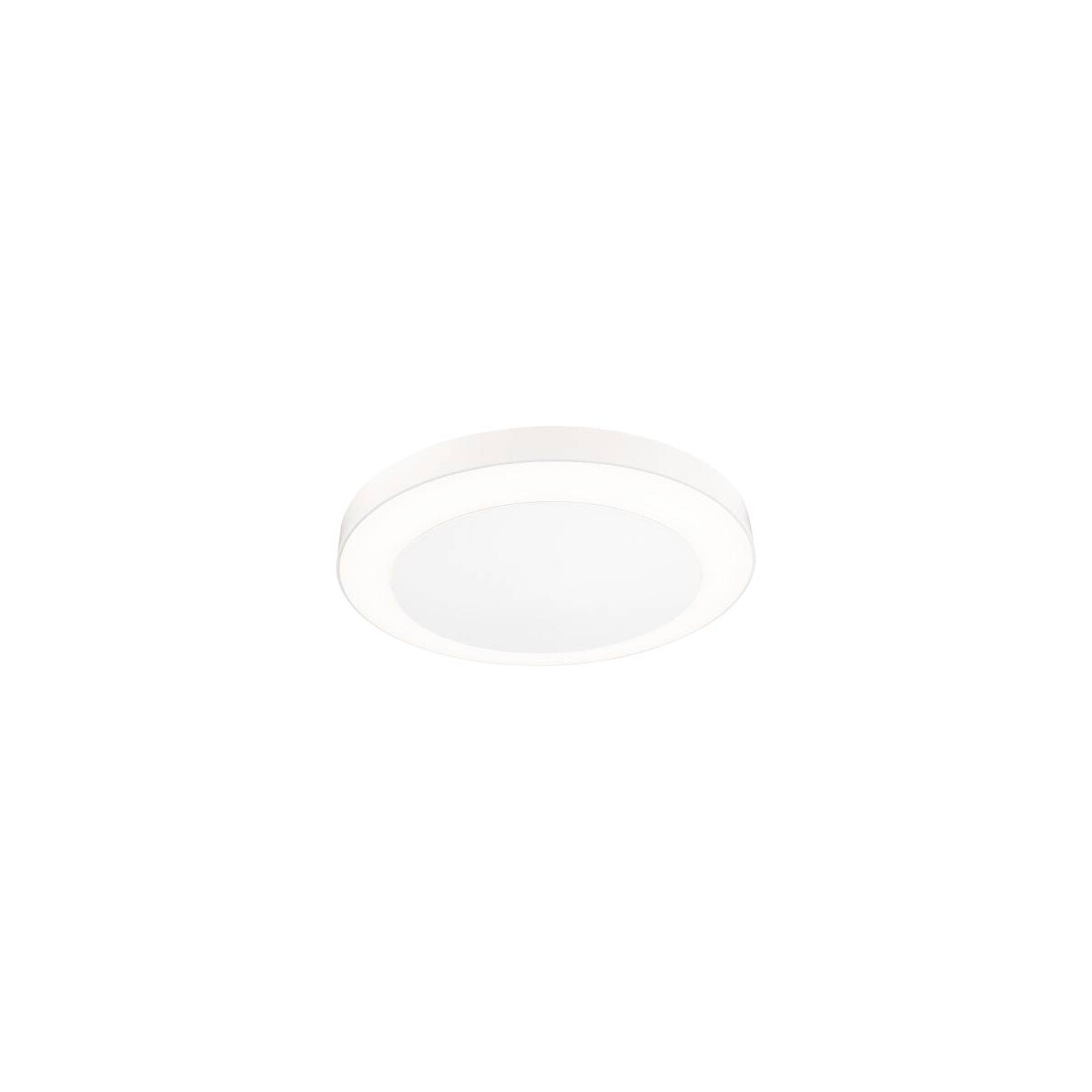 LED Deckenleuchte Circula Dämmerungssensor Bewegungsmelder seewasserresistent IP44 rund 320mm 3000K 14W 880lm 230V Weiß Kunststoff