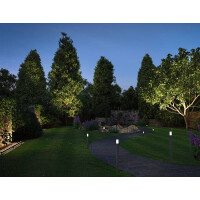 Plug & Shine LED Pollerleuchte Flarea Einzelleuchte IP65