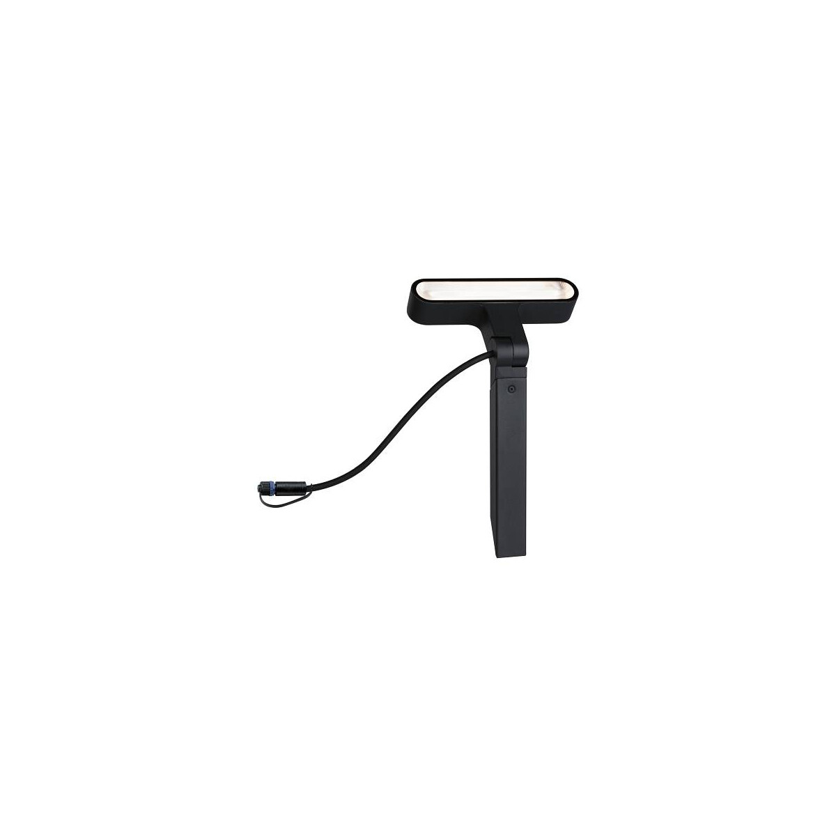 Plug & Shine LED Gartenstrahler Ito Einzelspot Horizontale Ausrichtung IP65 3000K 6W Anthrazit